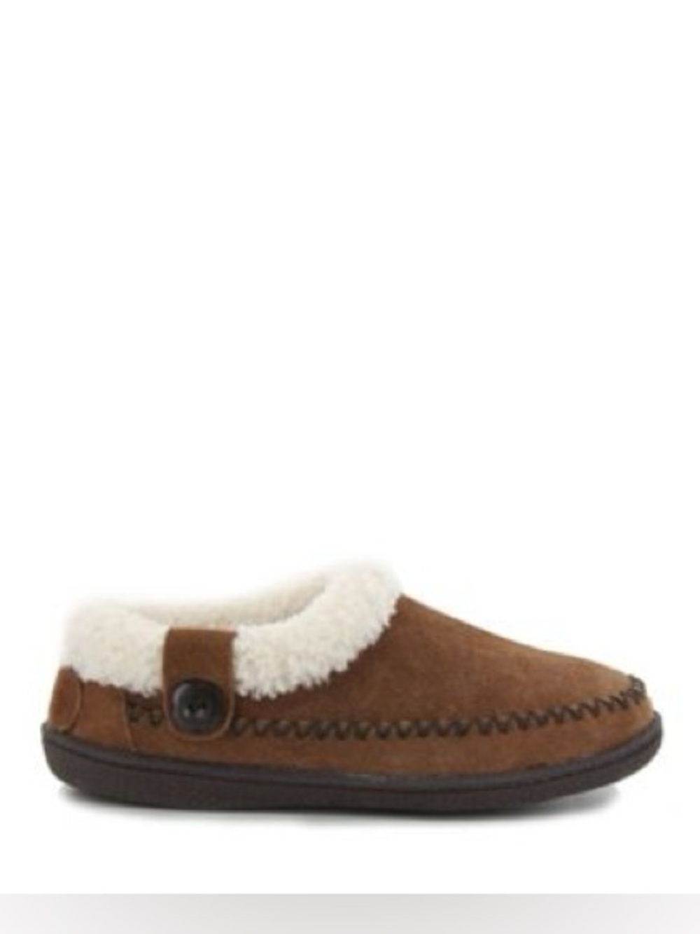 Staheekum Brown Suede Sooth Slipper Size: 8.5